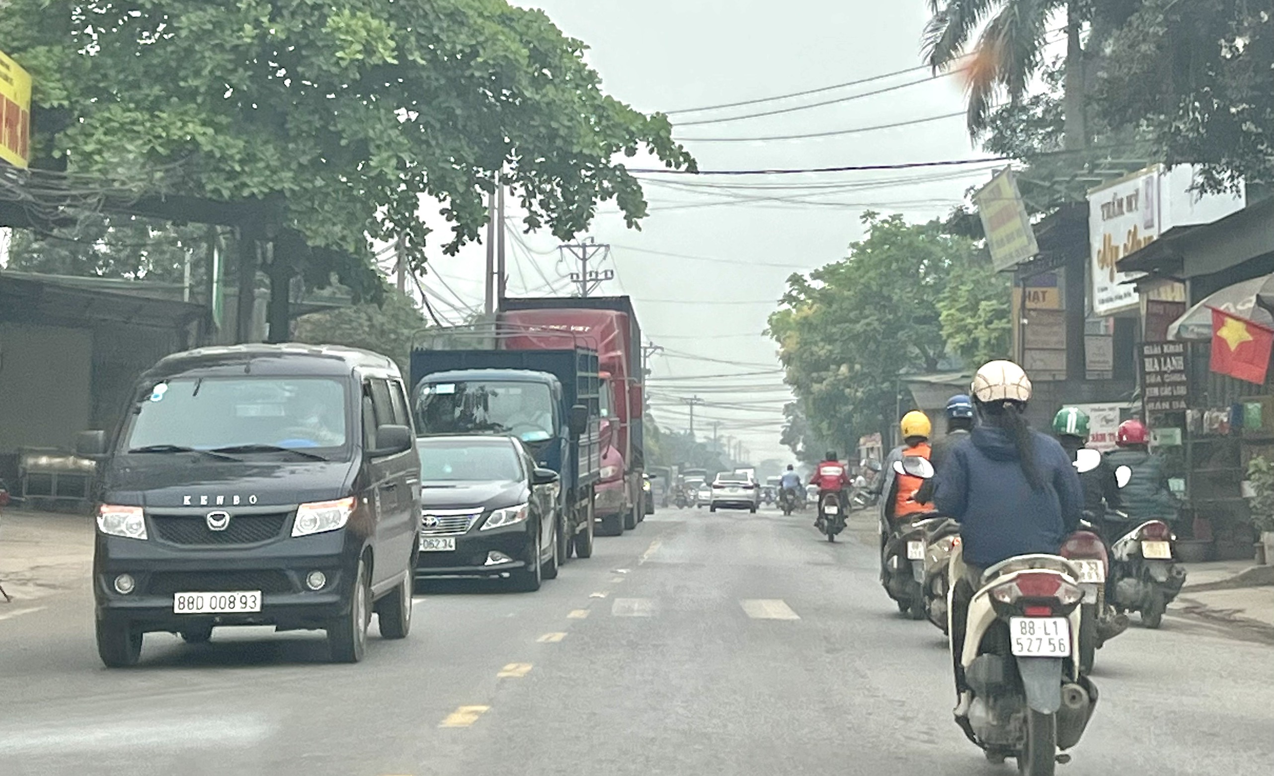 Một đoạn Quốc lộ 2 oạn Vĩnh Yên – Việt Trì (từ Km38+600 – Km49+630) hiện có quy mô 2 làn xe